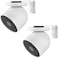 UYODM 2Pack Adhesive Metal Wall Mount Bracket Compatible with Google Nest Cam Outdoor or Indoor Battery 2nd Generation VHB Stick OnNo Drilling Mounting Get The Best ViewTwo Ways Installation