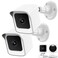 PEF Mount for AllNew Wyze Cam V4 and V3 Weatherproof Protective Cover and 360 Degree Adjustable Wall Mount Solid Housing for Wyze V4 and V3 Outdoor Indoor Smart Home Camera System White 2 Pack