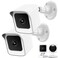 PEF Mount for AllNew Wyze Cam V4 and V3 Weatherproof Protective Cover and 360 Degree Adjustable Wall Mount Solid Housing for Wyze V4 and V3 Outdoor Indoor Smart Home Camera System White 2 Pack