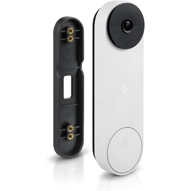 Wasserstein NoDrill Mount Compatible with Google Nest Doorbell Battery Avoid Drilling and Protect Your Walls