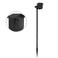 HOLACA Camera Ground Stake Mount and Weatherproof Silicone Skin for Blink Outdoor 4 Security CameraBlink Outdoor 2K 2025 model Spike Pole Mount Black