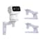 OYOCAM 2 Pack Adjustable Bracket Mount Compatible with Eufy Security Indoor Cam S350 Wall Mount Ceiling Mount 180 Degree Rotation Easy to Install for Baby Pet Family White NOT Included The Cam