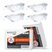 Aqulius Safety Glasses Over Eyeglasses AntiFog ScratchResistant Safety Goggles Side Shields Protective Glasses Fit Over Eyeglasses Industrial Work Goggles Top Coverage Pack of 48 Unisex