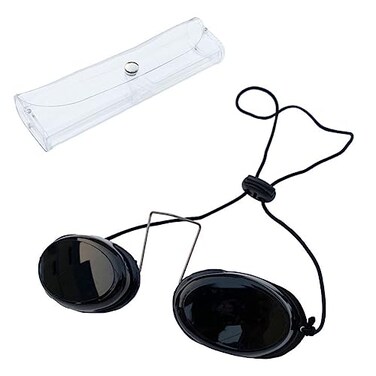 BuWiz Beauty Patient Protective Goggle for IPLLaserLEDUV Lamp Treatmentwithout Blocking LightTransparent