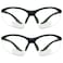 proSPORT Bifocal Safety Glasses Reader Z87 250 2 Pairs WrapAround Work Motorcycle Shooting Nigt Indoor Outdoor