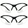 proSPORT Bifocal Safety Glasses Reader Z87 250 2 Pairs WrapAround Work Motorcycle Shooting Nigt Indoor Outdoor
