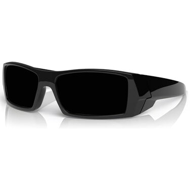WISTON Z87 Sunglasses Wrap Around Sunglasses for Men Rectangular Safety Glasses UV400 for Sport Working 8231 Glossy BlackDark Grey Lens NonPolarized
