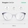 Stoggles Cat Eye Z871 Polycarbonate Safety Glasses Scratch ShatterProof BlueLight UV Blocking Lens Top Side Shields AntiFog Dip Coated Durable Protective Stylish Eyewear