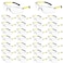 Salfboy Clear Safety Glasses for Men and Women Eye Protection Bulk Protective Eyewear ANSI Z871 ScratchResistant Lens