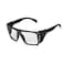 BINGKING UV400Transition Photochromic Safety Glases Light to Dark Grey Lenses ANSI Z87 Impact Approved Wraparound Style Frame Black