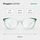 Stoggles Cat Eye Z871 Polycarbonate Safety Glasses Scratch ShatterProof BlueLight UV Blocking Lens Top Side Shields AntiFog Dip Coated Durable Protective Stylish Eyewear