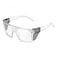 BINGKING UV400Transition Photochromic Safety Glases Light to Dark Grey Lenses ANSI Z87 Impact Approved Wraparound Style Frame Clear