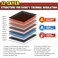 ROLOWAY Upgraded Fireproof Document Bag 145 x 115 inch with 6400 Aluminum Foil Layer Fireproof Safe Bag for Documents with Front Pocket and Reflective Strip
