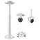 V-Fiabilidad VFiabilidadIShaped Telescopic Security Camera Mount Bracket Adjustable 118236 Inches Universal CeilingWall Mount for Dome CCTVIP Cameras Weatherproof Aluminum