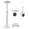 V-Fiabilidad VFiabilidadIShaped Telescopic Security Camera Mount Bracket Adjustable 118236 Inches Universal CeilingWall Mount for Dome CCTVIP Cameras Weatherproof Aluminum