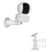 UYODM 360 Adjustable Wall Mount Compatible with Kasa Indoor PanTilt Smart Security CameraKasa 2K QHD Camera PanTPLink Tapo C200 Rustproof Aluminum Alloy Security Bracket WhiteNot Included Camera