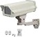 GledeYeTec 145 HeavyDuty Aluminum Outdoor CCTV Camera Housing Weatherproof Security Camera Enclosure with 360 Adjustable Wall Mount Bracket Kit for Bullet Surveillance Cameras