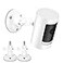 TIUIHU 360 Degree Adjustable Wall Mount for Stick Up CamProIndoor Cam Mounting Brackets Compatible with Any Security Camera with 14 Screw2Pack White