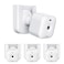 Hibezos Blink Mini 2 Camera Mount No Drilling Wall Mount Compatible with Blink Mini 2KOutdoor 4 Cameras Adhesive Holder for Indoor Outdoor Camera White 3 Pack