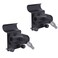 HOLACA Upgraded Version Vinyl Siding Clips for Arlo Ring Eufy Security Camera Siding Cam Hanger Hooks for Mounting Home Security System Weatherproof Stainless Steel Material 2 Pack Black