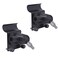 HOLACA Upgraded Version Vinyl Siding Clips for Arlo Ring Eufy Security Camera Siding Cam Hanger Hooks for Mounting Home Security System Weatherproof Stainless Steel Material 2 Pack Black