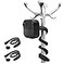 ALERTCAM 2Pack Flexible Twist Mount for Blink XT Blink XT2 Blink Mini Blink Outdoor 4 4th Gen 3rd Gen Home Security Camera System Black