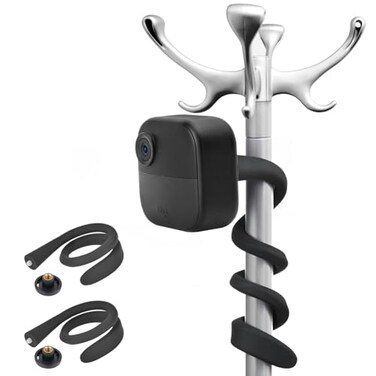 ALERTCAM 2Pack Flexible Twist Mount for Blink XT Blink XT2 Blink Mini Blink Outdoor 4 4th Gen 3rd Gen Home Security Camera System Black