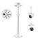 compcctv Security Camera Mount Bracket Dome Camera Mount Universal Camera Wall Mounting Bracket IP Camera for CCTV Security Camera I Type 1625 inch