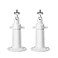 OLAIKE HeavyDuty Wall Mount for Arlo Cameras 360 Swivel 90 Tilt for Full Coverage Easy Install Outdoor Security Mount 2Pack White