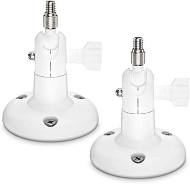 Koroao Latest Version Adjustable IndoorOutdoor Wall Mount for Arlo EssentialXL Gen 2Pro234Arlo Pro 5sUltraeufyCam 2C2C Pro 22 Pro 3CS300 3S330Wyze Cam PanV3 Camera 2Pack White