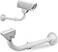 V-Fiabilidad VFiabilidad JShaped Security Camera Mounting Bracket Extender Pole3060cm Adjustable Ceiling Mount Bracket for CCTV Surveillance Camera