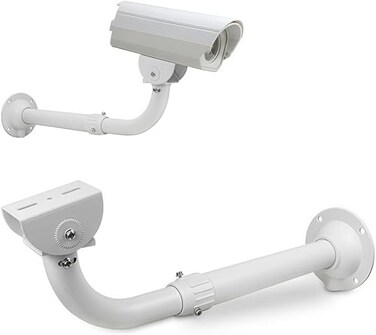 V-Fiabilidad VFiabilidad JShaped Security Camera Mounting Bracket Extender Pole3060cm Adjustable Ceiling Mount Bracket for CCTV Surveillance Camera