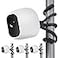 Uogw 3 Pack Flexible Tripod Compatible with Arlo Pro 4Pro 2ProArlo UltraArlo BabyArlo Pro 3Arlo GoArlo Pro 5S 2KGo 2Wall Mount BracketAttach Your Arlo Home Security Camera EverywhereBlack