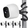 Uogw 3 Pack Flexible Tripod Compatible with Arlo Pro 4Pro 2ProArlo UltraArlo BabyArlo Pro 3Arlo GoArlo Pro 5S 2KGo 2Wall Mount BracketAttach Your Arlo Home Security Camera EverywhereBlack