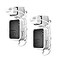 HOLACA Outlet Wall Mount for Blink Sync Module 2Simple Mount Bracket Holder for AllNew Blink Outdoor and AllNew Blink Indoor Home Security Camera with Easy Mount Short Cable 2PackWhite