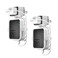 HOLACA Outlet Wall Mount for Blink Sync Module 2Simple Mount Bracket Holder for AllNew Blink Outdoor and AllNew Blink Indoor Home Security Camera with Easy Mount Short Cable 2PackWhite
