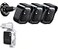 Mamerry AllNew Blink Outdoor 4 Camera Wall Mount Weatherproof Protective Housing and 360 Adjustable Mount with Blink Sync Module 2 Mount for 4th 3rd Gen Blink Camera Not Included 3 Pack Black