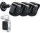 Mamerry AllNew Blink Outdoor 4 Camera Wall Mount Weatherproof Protective Housing and 360 Adjustable Mount with Blink Sync Module 2 Mount for 4th 3rd Gen Blink Camera Not Included 3 Pack Black