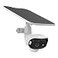 VOMENC 2in1 Gutter Bracket Mount for Reolink Argus 4 Pro Security Camera and Solar Panel White