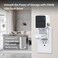 Kidjoyo 256GB Blink USB Flash Drive Wall Mount for Blink Sync Module 2 with Short Cable Save Space No Messy Wires Easy Move Mount Bracket Holder for Blink Outdoor Indoor Security Camera 1 Pack