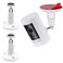 VIIVRIA 2 Pack Wall Mount Kit VHB Adhesive or Screw No Drill Compatible with Arlo Eufy Cam Plugin Ring HD Security Camera Stick Up Cam Battery Wyze Cam Universal Indoor Outdoor Bracket