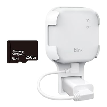 Kidjoyo 256GB MicroSD Card Wall Mount for Blink Sync Module XR with Short Cable Declutter Save Space and Effortlessly Enhance Security1 Pack