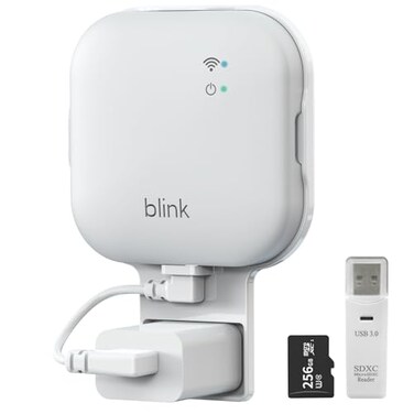 Mamerry 256GB MicroSD Card and Sync Module XR Mount NoDrilling Mount for Blink OutdoorIndoor Security Cameras USBC Cable SD Card Reader Sync Module XR Not Included