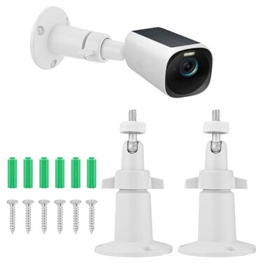 Gosknor 2pcs Security Camera Mount Camera Mounting Bracket Adjustable Ring Stick Up Cam Wall Bracket IndoorOutdoor Compatible with Arlo Eufy Solocam S220C210 Eufycam 2C2C Pro 3S330 3CS300