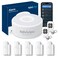 tolviviov WiFi Door Alarm System Wireless DIY Smart Home Security System with Phone APP Alert 8 PiecesKit Alarm Siren Door Window Sensor Remote Compatible with Alexa for House Apartment by