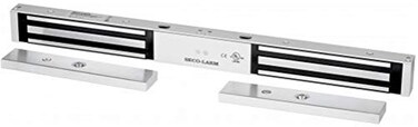 Seco-Larm SecoLarm E941DA600Q Electromagnetic DoubleDoor Maglock 600lb 272kg Holding Force 12 or 24 VDC Selectable No Residual Magnetism Adjustable Mounting Bracket Detachable Face Plate