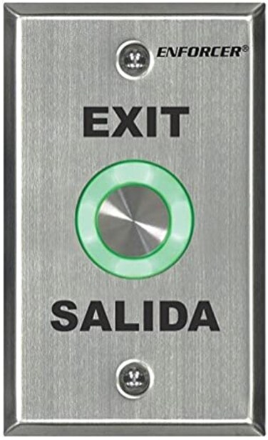 Seco-Larm SecoLarm Enforcer Piezoelectric RequesttoExit Plate SD6276SS1Q