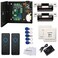 MENGQI-CONTROL MENGQICONTROL 2 Door Access Control Board System 110240V Power Supply Box North American ANSI Electric Strike Lock RFID Reader Enroll USB Reader RFID Card Key FobsPhone APP Remotely Ope