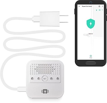 YoLink Smart Power Fail Alarm AC Power Outage Alert LoRa LongRange Wireless Remote Monitoring App Alerts TextSMS Email Alerts YoLink Hub Required