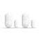 ecobee Smart Sensor for Doors Windows 2 Pack Wifi Contact Sensor for Home Security Energy Savings Compatible with Smart Thermostats Temperature sensor white